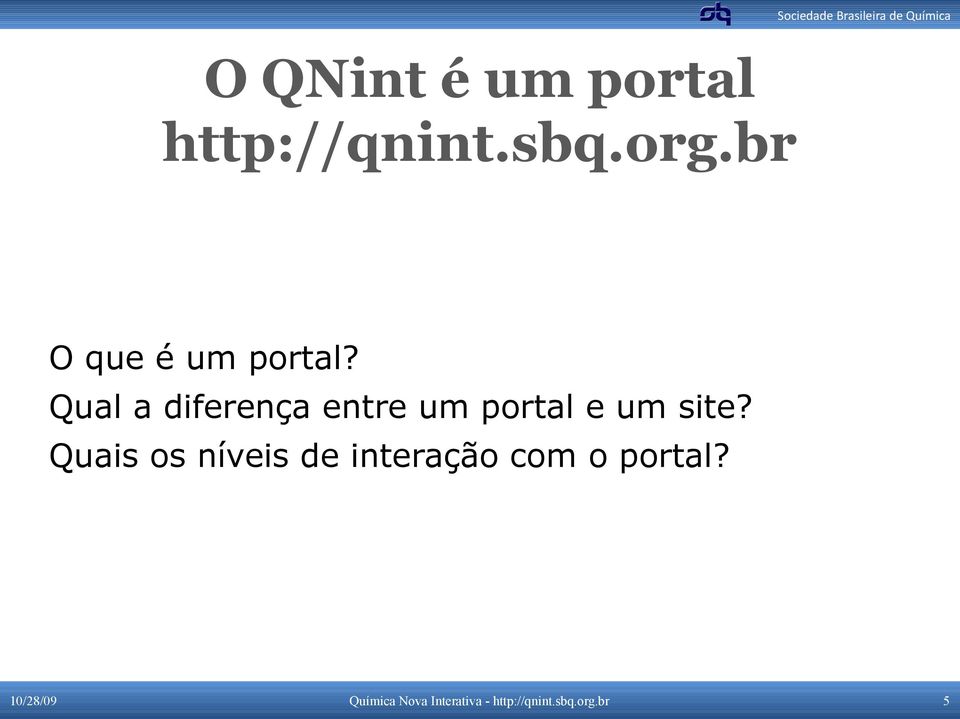 Qual a diferença entre um portal e um