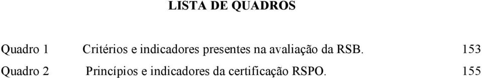 avaliação da RSB.