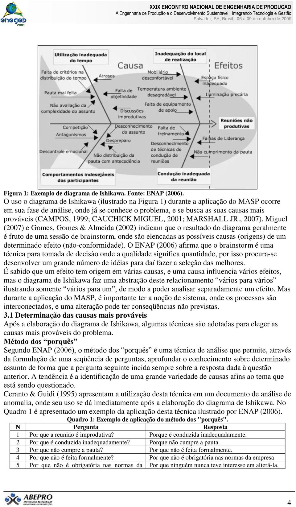 CAUCHICK MIGUEL, 2001; MARSHALL JR., 2007).