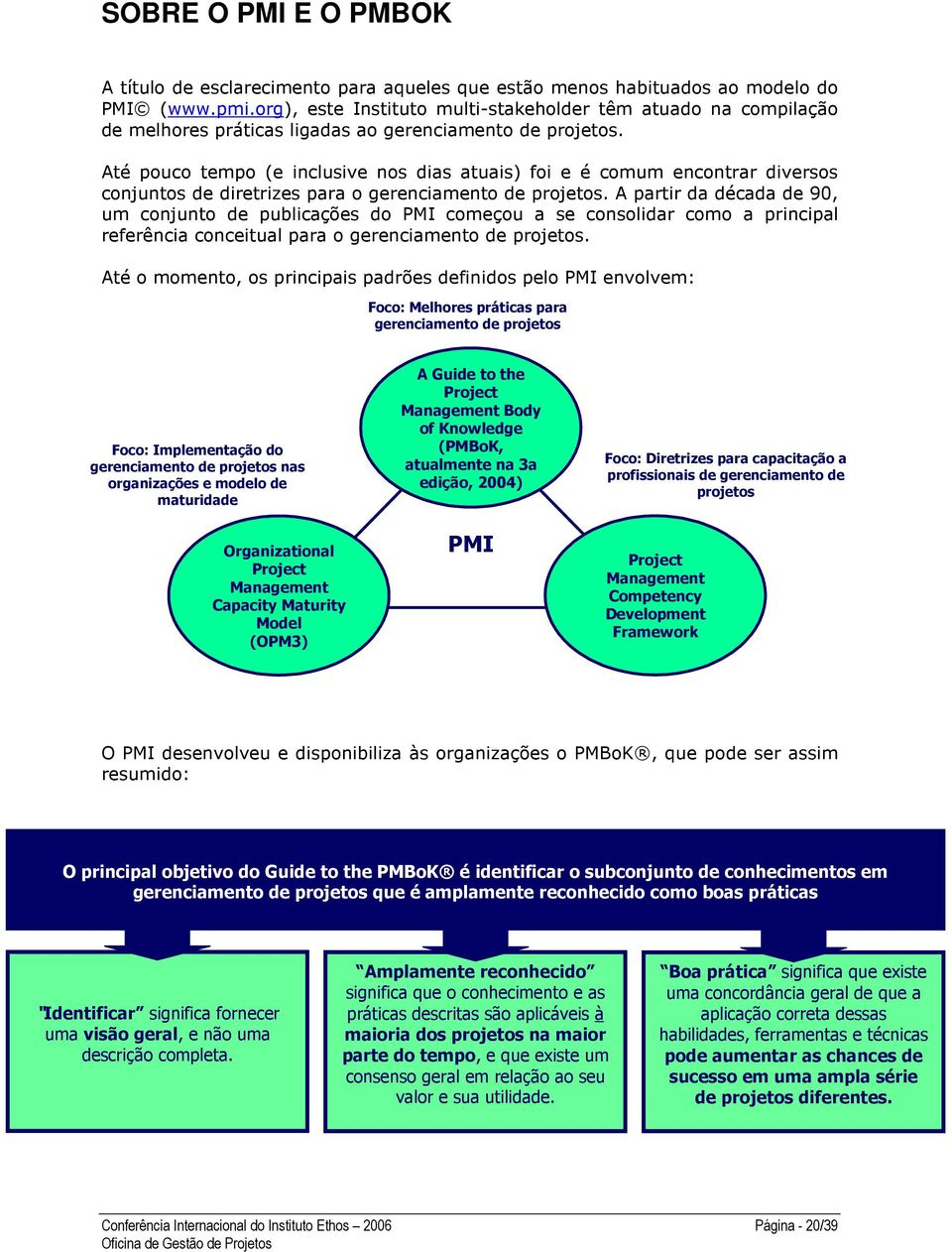 Até pouco tempo (e inclusive nos dias atuais) foi e é comum encontrar diversos conjuntos de diretrizes para o gerenciamento de projetos.