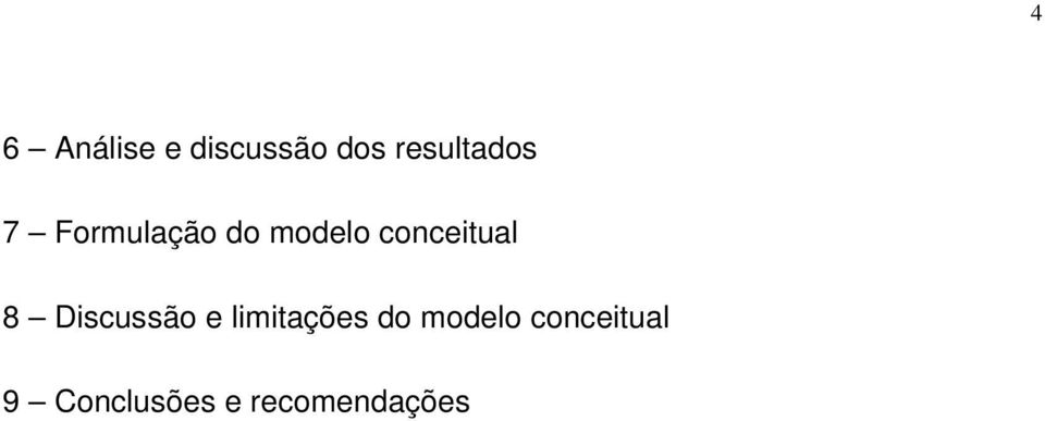 conceitual 8 Discussão e limitações