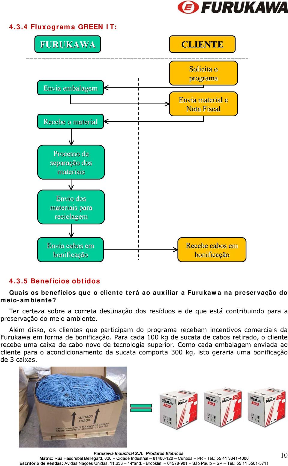 Ter certeza sobre a correta destinação dos resíduos e de que está contribuindo para a preservação do meio ambiente.