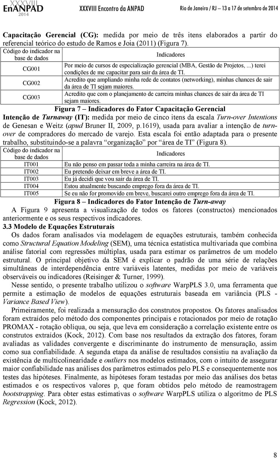 Acredito que ampliando minha rede de contatos (networking), minhas chances de sair CG002 CG003 da área de TI sejam maiores.