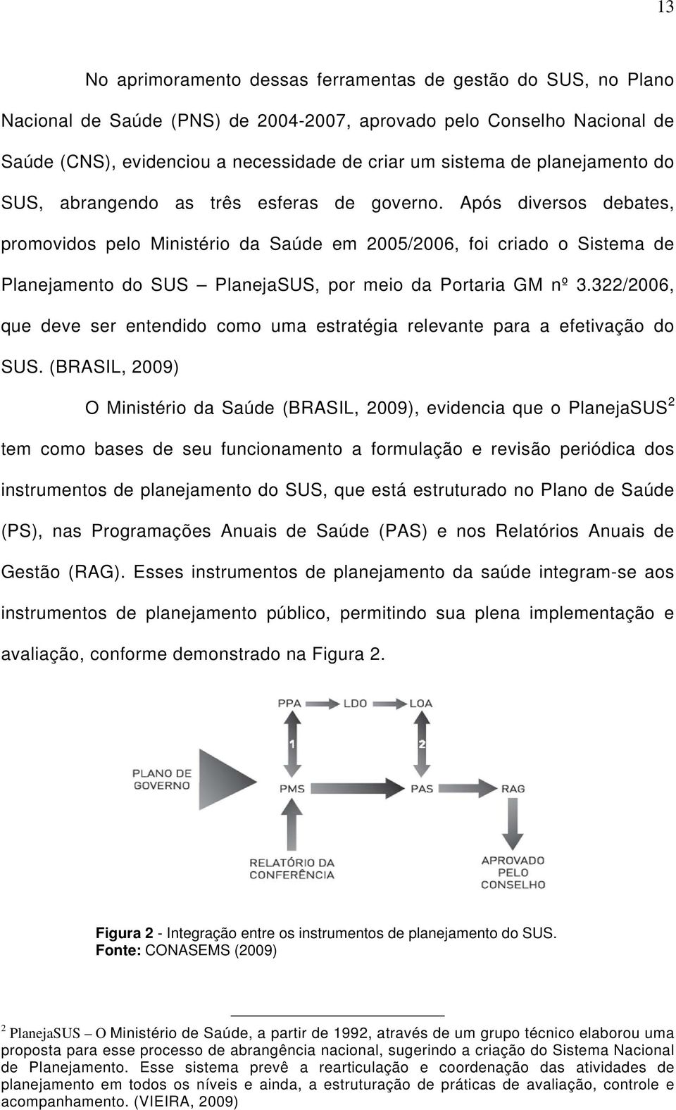 Após diversos debates, promovidos pelo Ministério da Saúde em 2005/2006, foi criado o Sistema de Planejamento do SUS PlanejaSUS, por meio da Portaria GM nº 3.