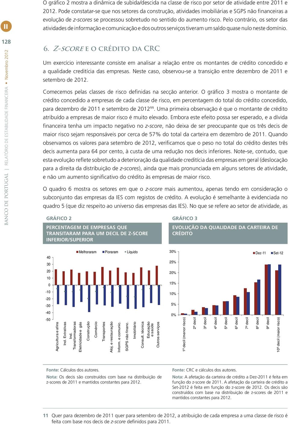 Pelo contrário, os setor das atividades de informação e comunicação e dos outros serviços tiveram um saldo quase nulo neste domínio.