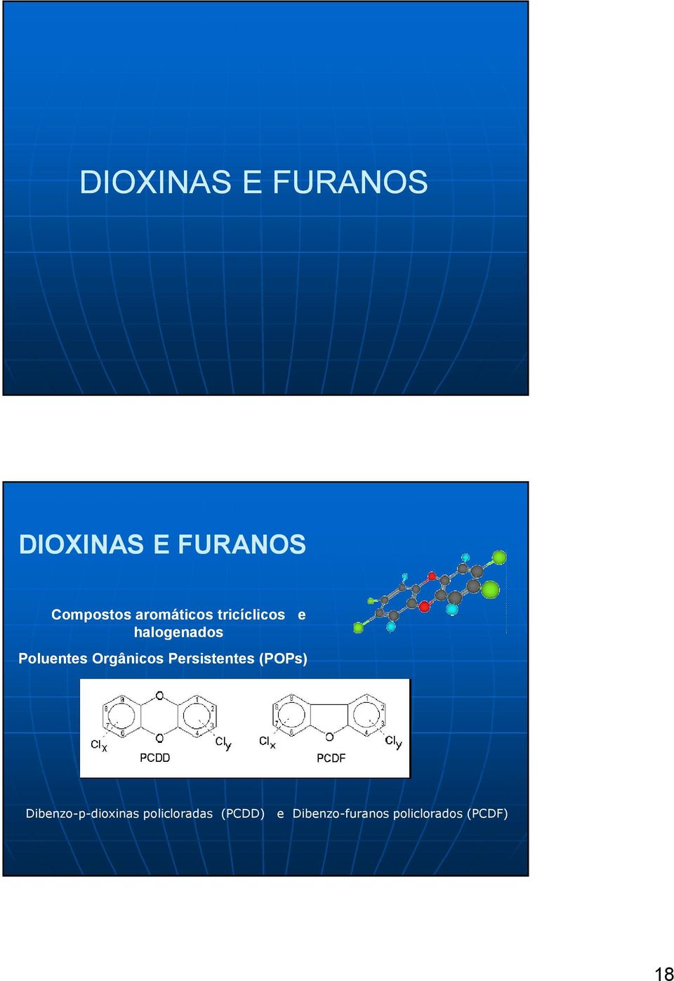 Orgânicos Persistentes (POPs) Dibenzo-p-dioxinas