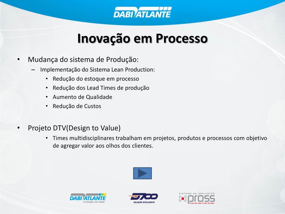 de Qualidade Redução de Custos Projeto DTV(Design to Value) Times multidisciplinares