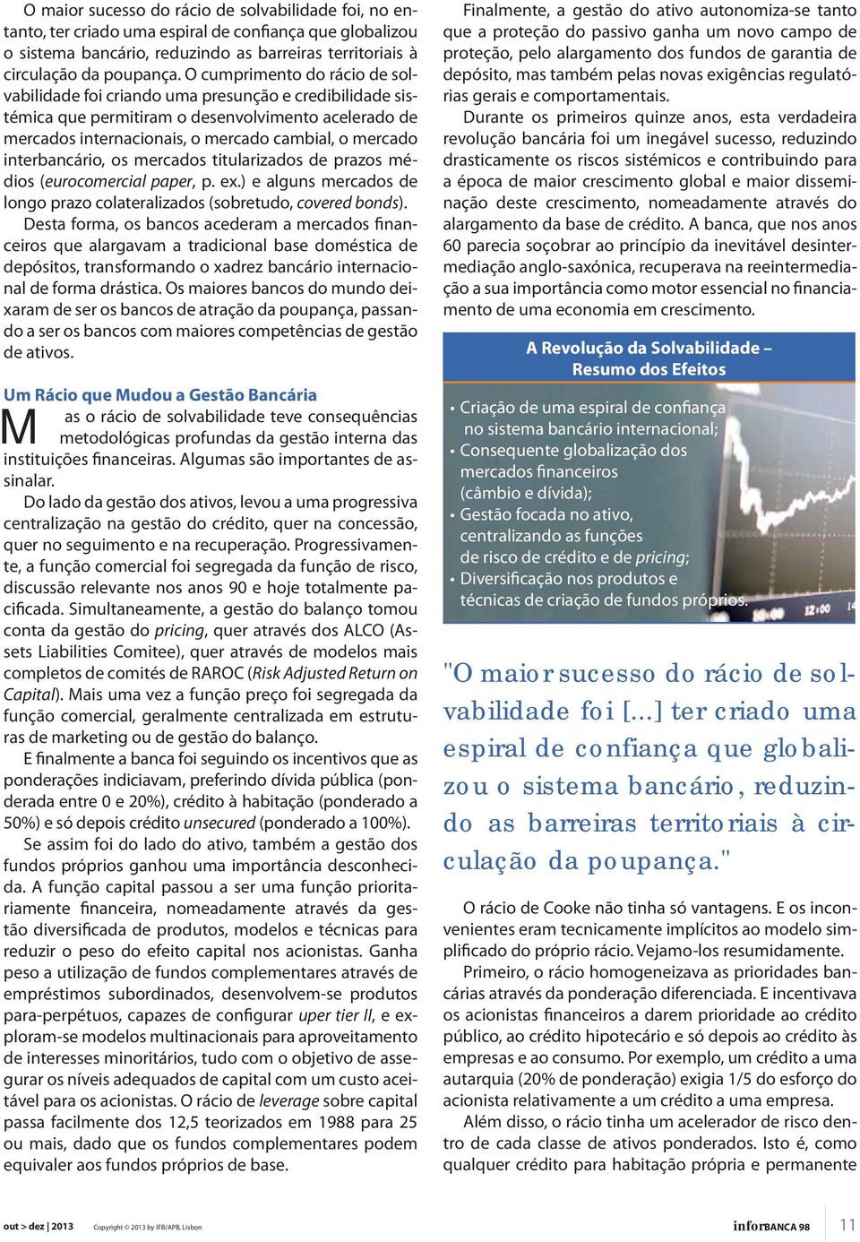 interbancário, os mercados titularizados de prazos médios (eurocomercial paper, p. ex.) e alguns mercados de longo prazo colateralizados (sobretudo, covered bonds).