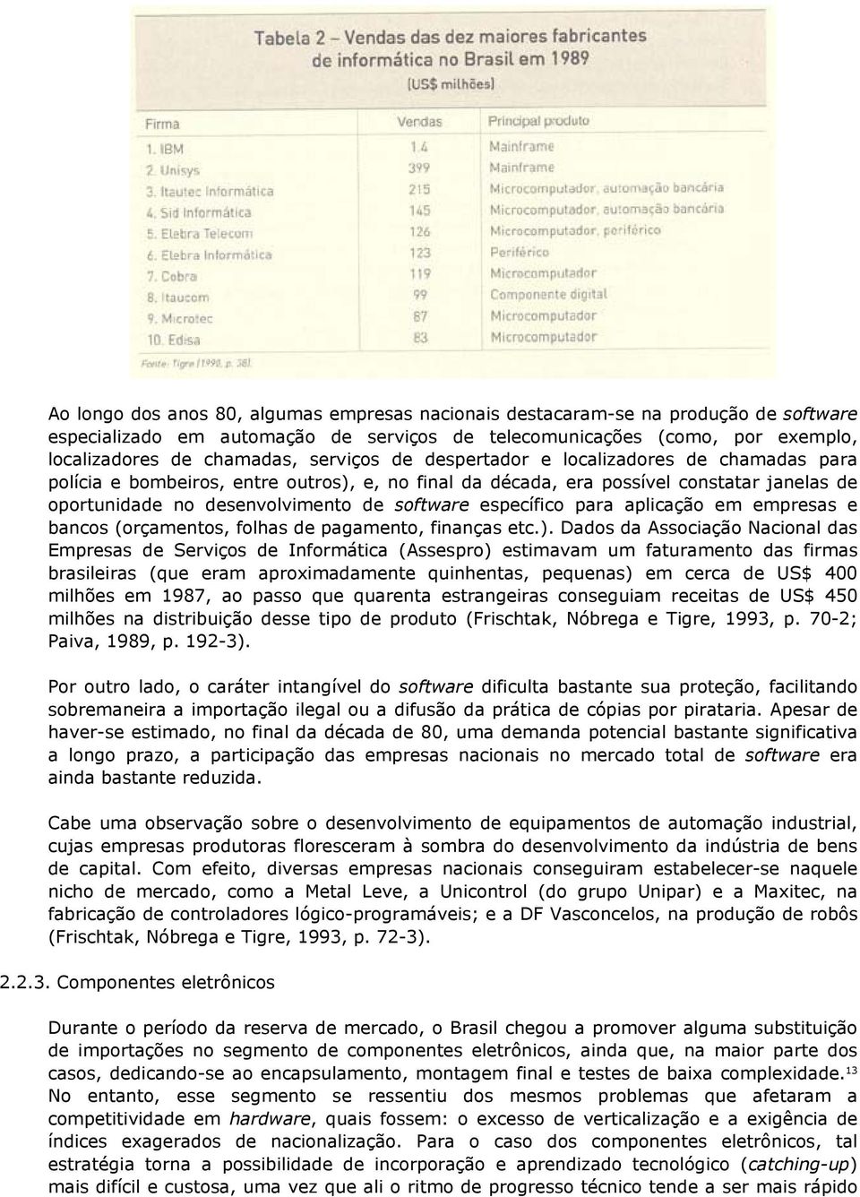 específico para aplicação em empresas e bancos (orçamentos, folhas de pagamento, finanças etc.).