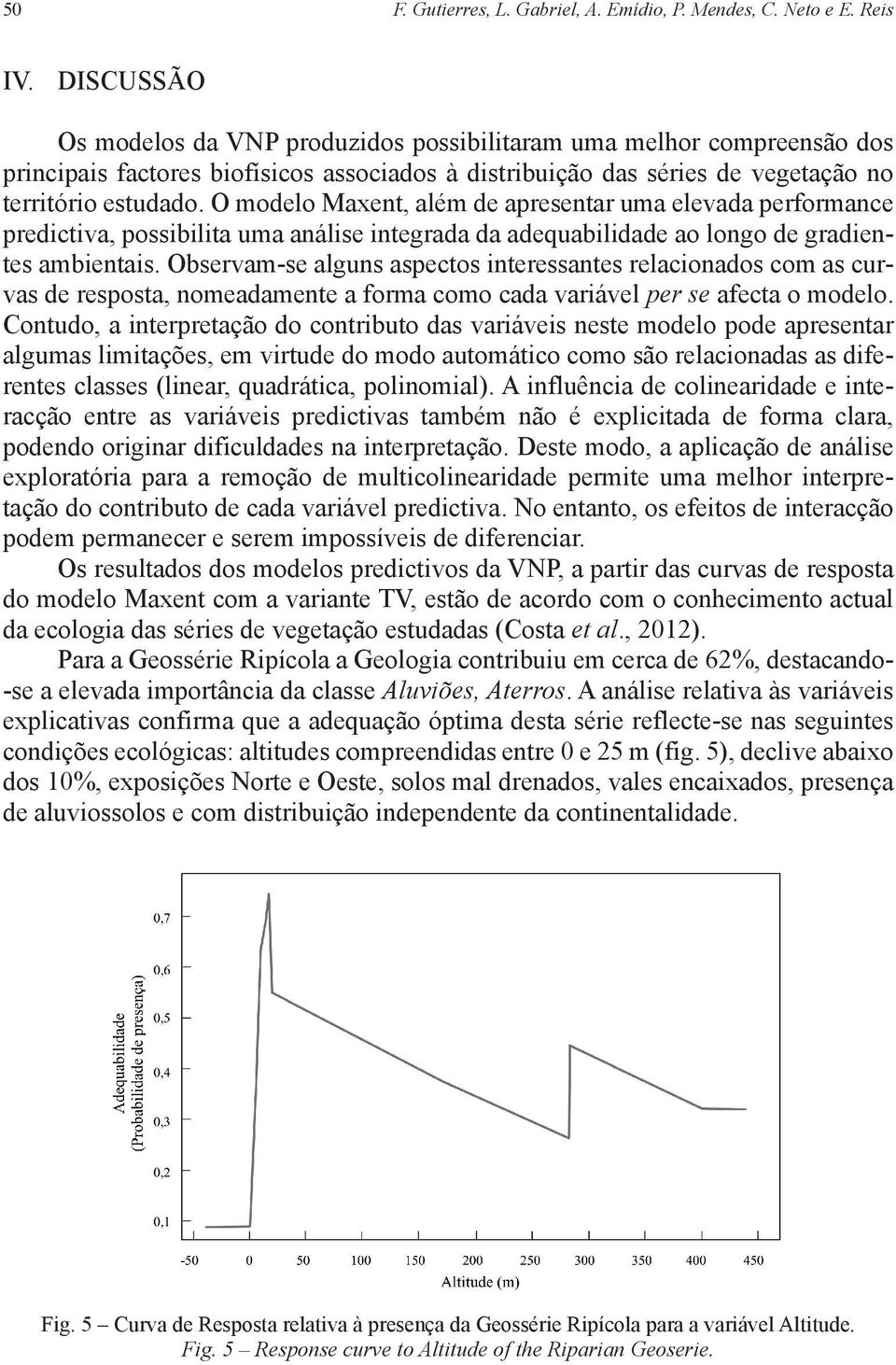 O modelo Maxent, além de apresentar uma elevada performance predictiva, possibilita uma análise integrada da adequabilidade ao longo de gra dientes ambientais.