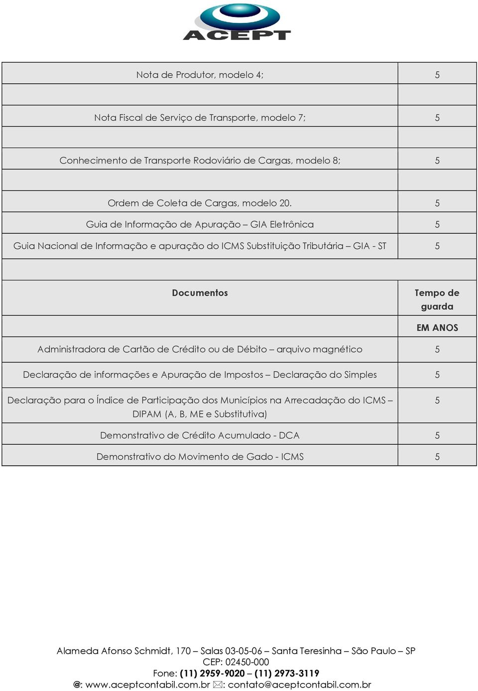 Guia de Informação de Apuração GIA Eletrônica Guia Nacional de Informação e apuração do ICMS Substituição Tributária GIA - ST Documentos Administradora de