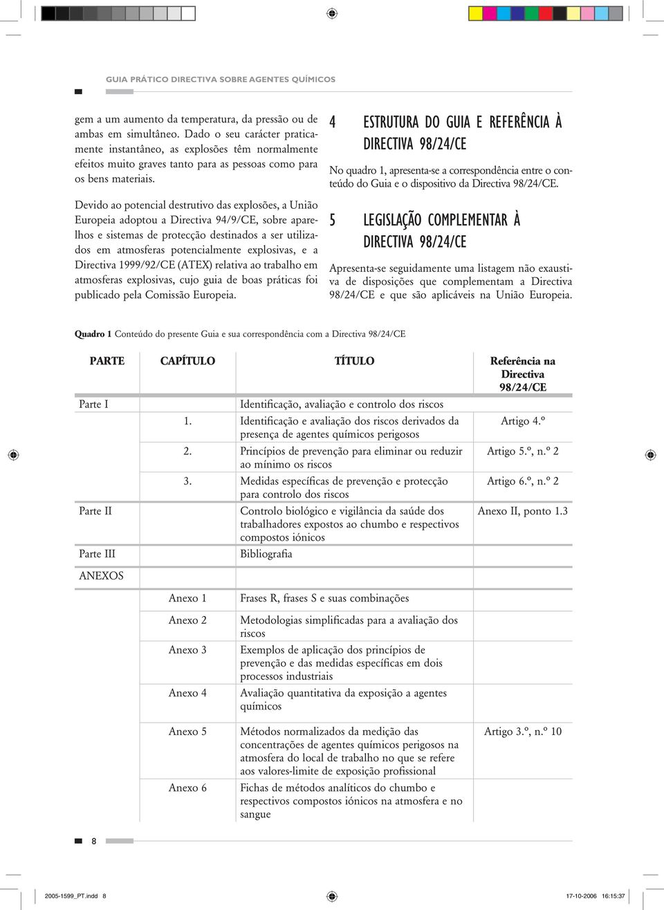 Devido ao potencial destrutivo das explosões, a União Europeia adoptou a Directiva 94/9/CE, sobre aparelhos e sistemas de protecção destinados a ser utilizados em atmosferas potencialmente