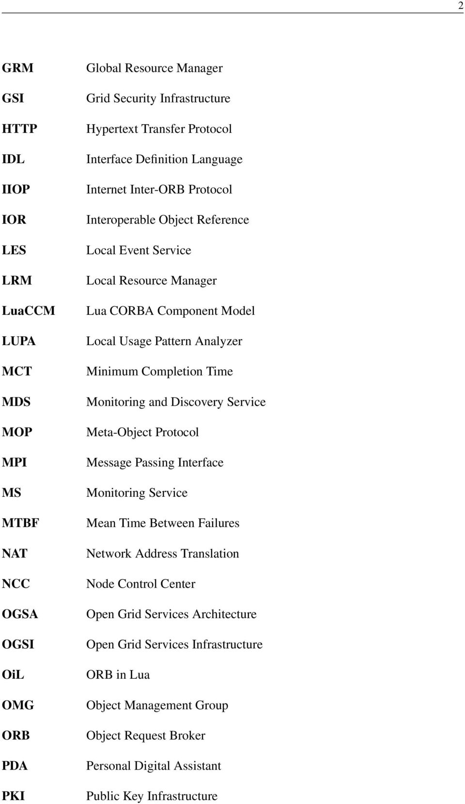 Analyzer Minimum Completion Time Monitoring and Discovery Service Meta-Object Protocol Message Passing Interface Monitoring Service Mean Time Between Failures Network Address Translation