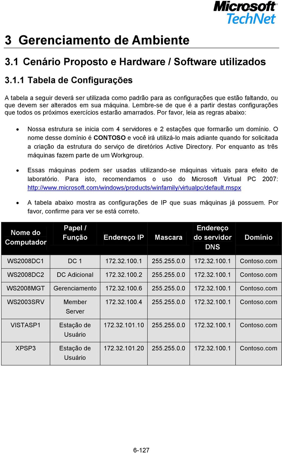 Por favor, leia as regras abaixo: Nossa estrutura se inicia com 4 servidores e 2 estações que formarão um domínio.