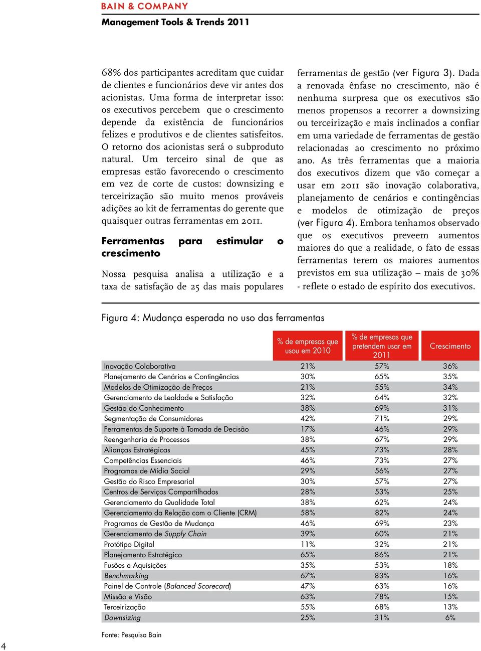 O retorno dos acionistas será o subproduto natural.