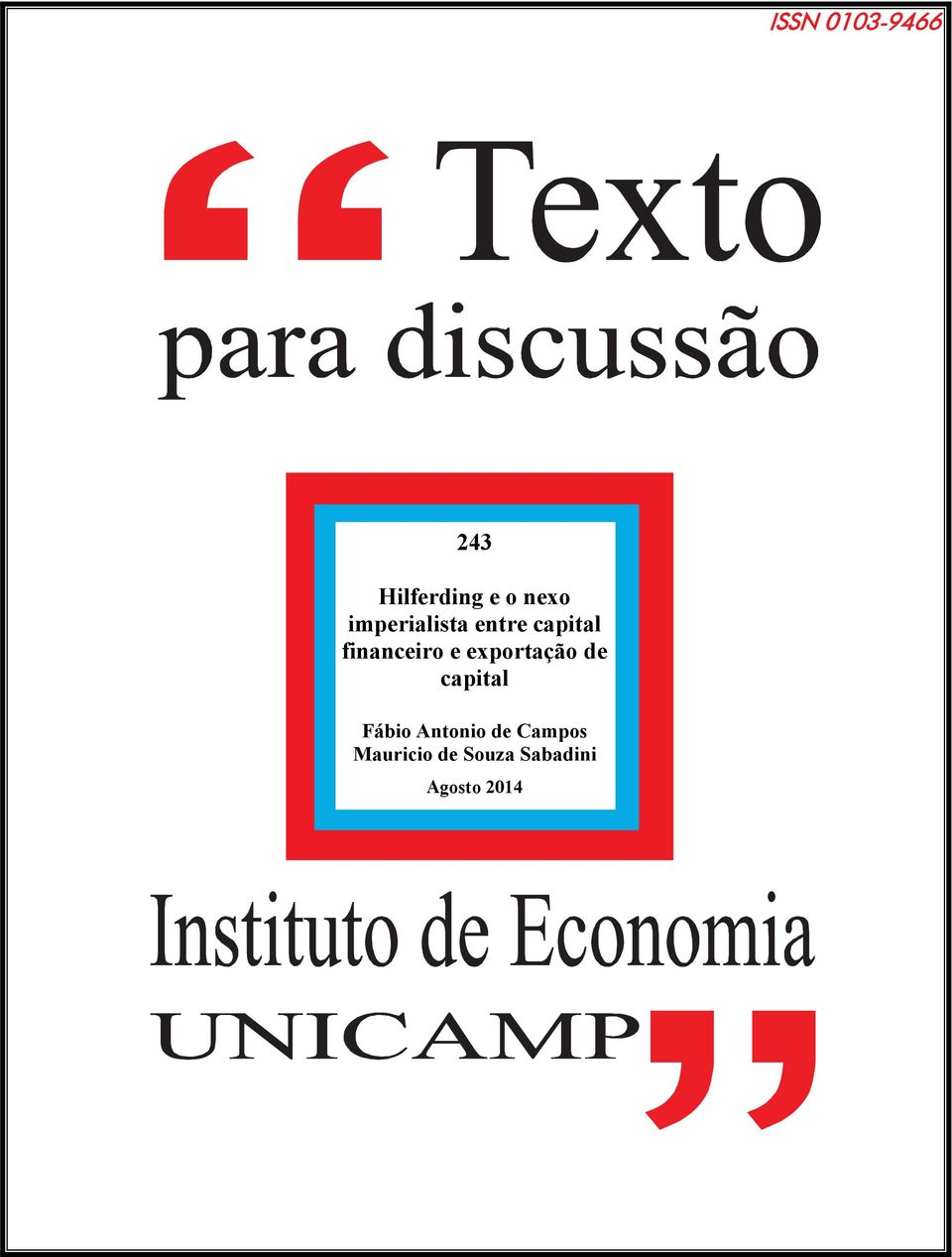 exportação de capital Fábio Antonio de