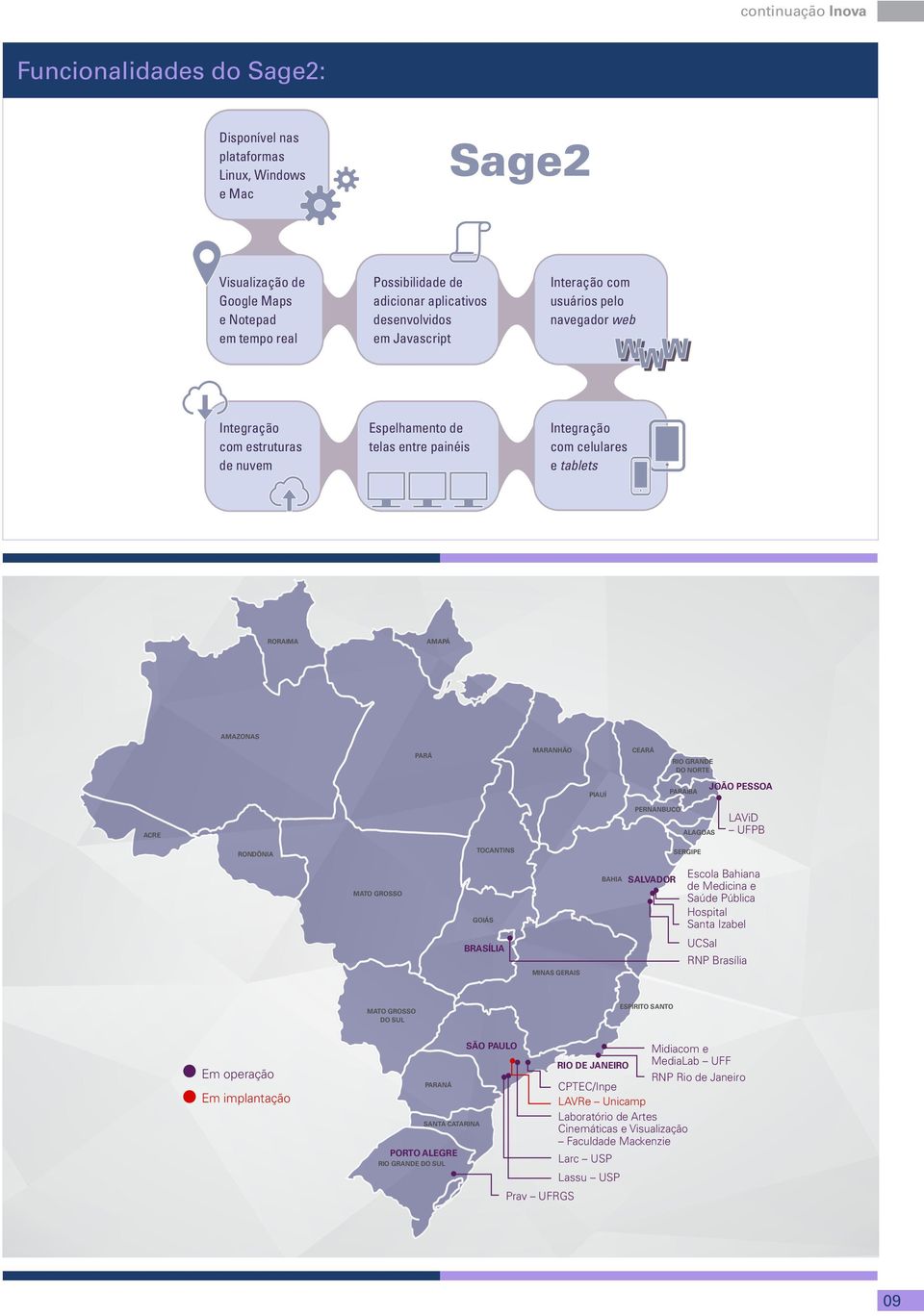 AMAZONAS PARÁ MARANHÃO CEARÁ RIO GRANDE DO NORTE PIAUÍ PARAÍBA JOÃO PESSOA ACRE PERNANBUCO ALAGOAS LAViD UFPB RONDÔNIA TOCANTINS SERGIPE MATO GROSSO GOIÁS BAHIA SALVADOR Escola Bahiana de Medicina e