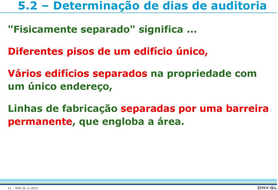 .. Diferentes pisos de um edifício único, Vários edifícios