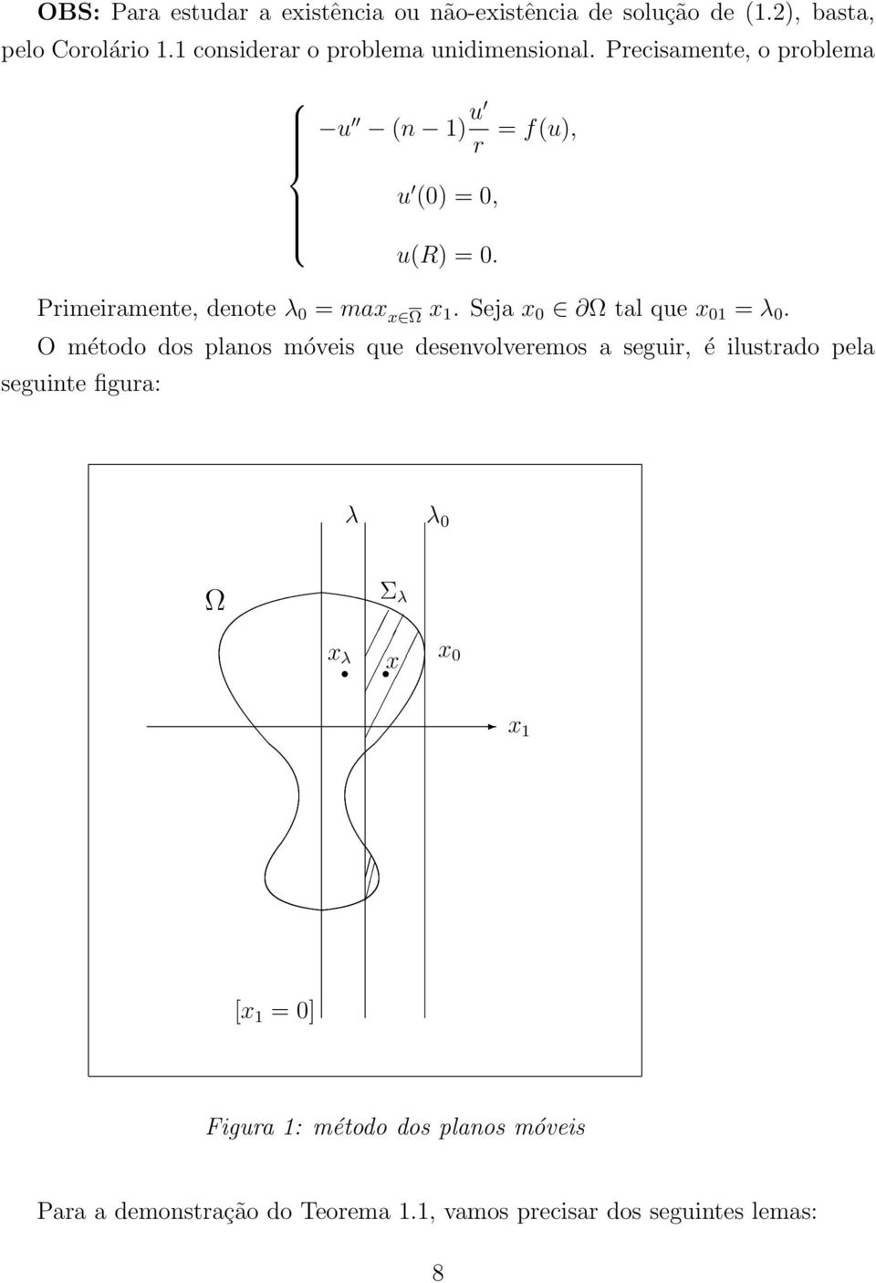 Primeiramente, denote λ 0 = max x Ω x 1. Seja x 0 Ω tal que x 01 = λ 0.