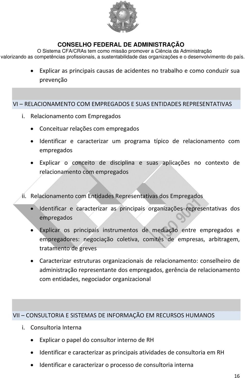 contexto de relacionamento com empregados ii.