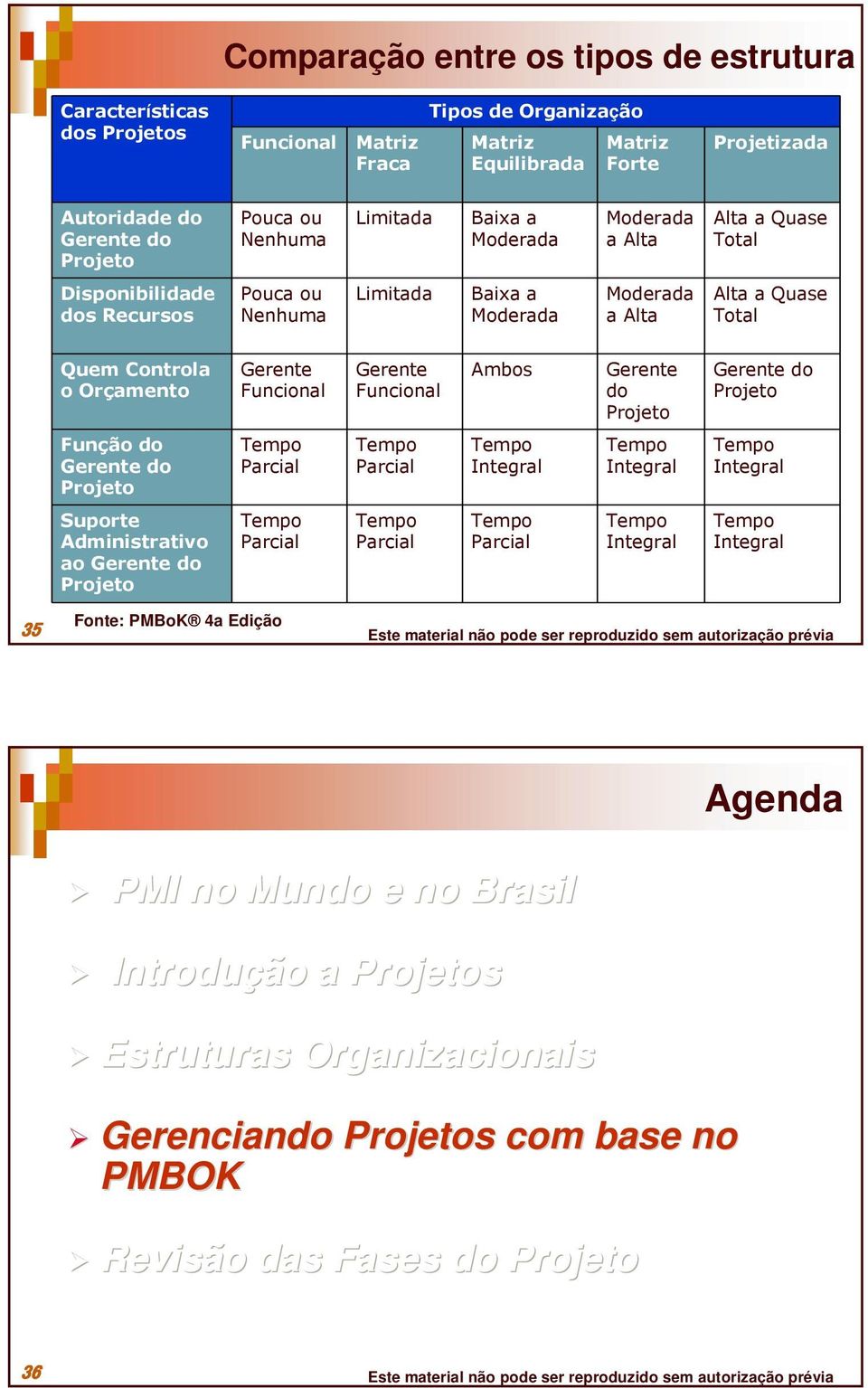 4a Edição Agenda PMI no Mundo e no Brasil Introdução a Projetos