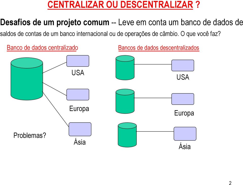 saldos de contas de um banco internacional ou de operações de câmbio.