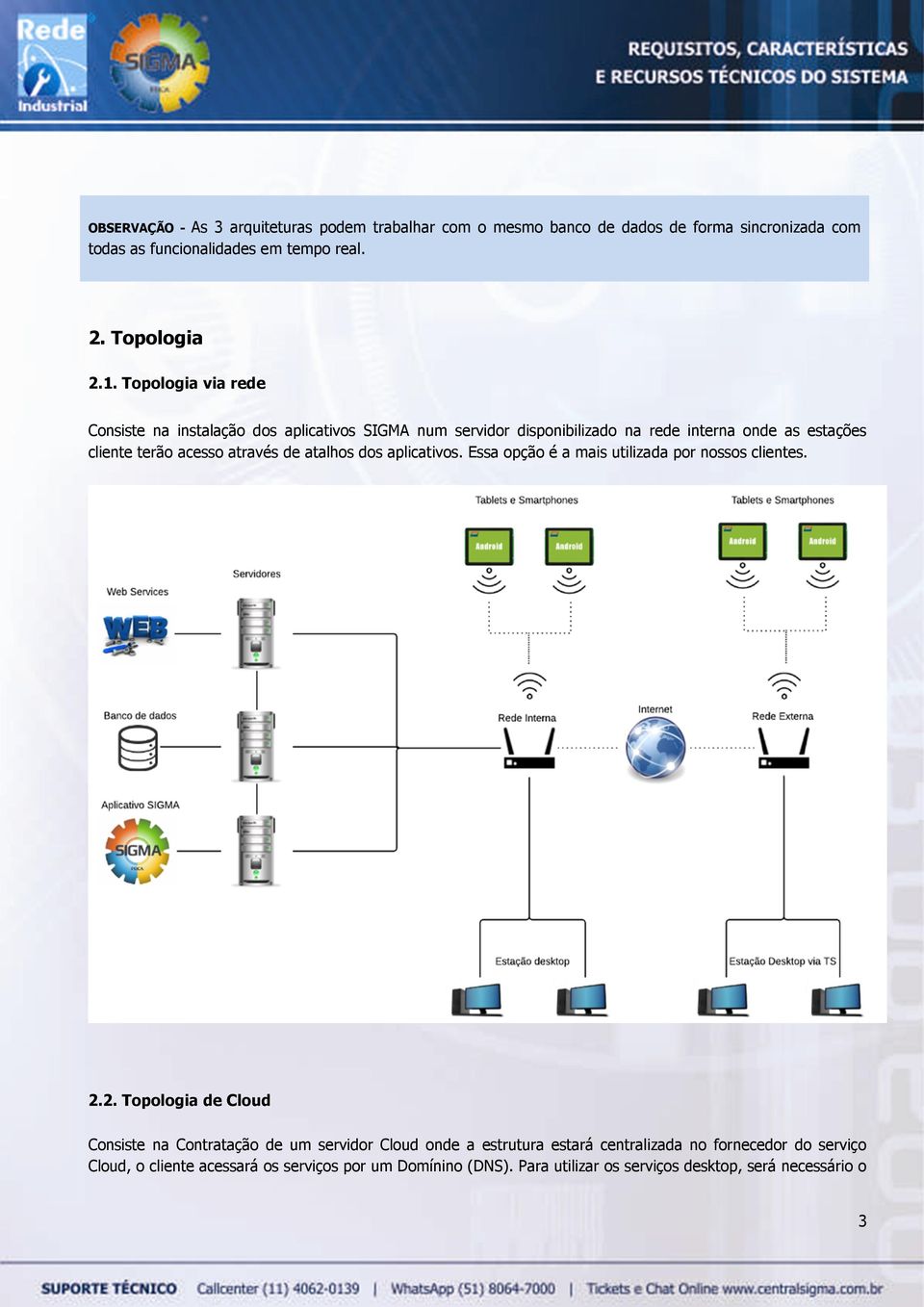 atalhos dos aplicativos. Essa opção é a mais utilizada por nossos clientes. 2.