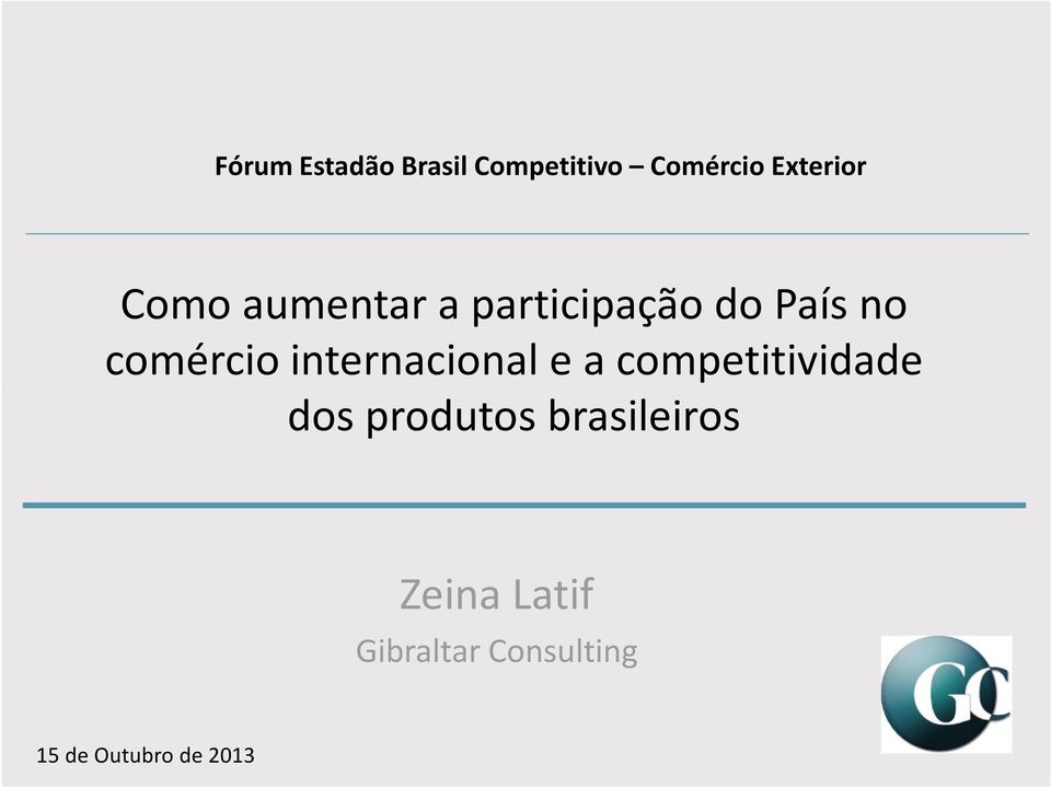 no comércio internacional e a competitividade