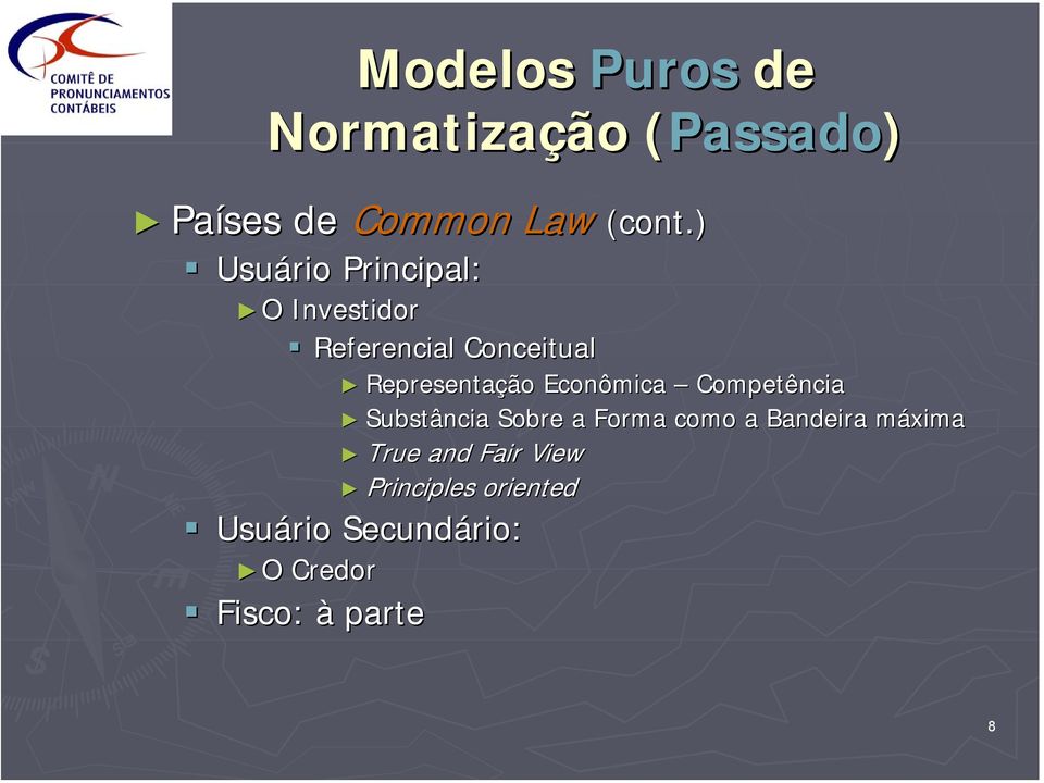 ) O Investidor Referencial Conceitual Representação Econômica Competência