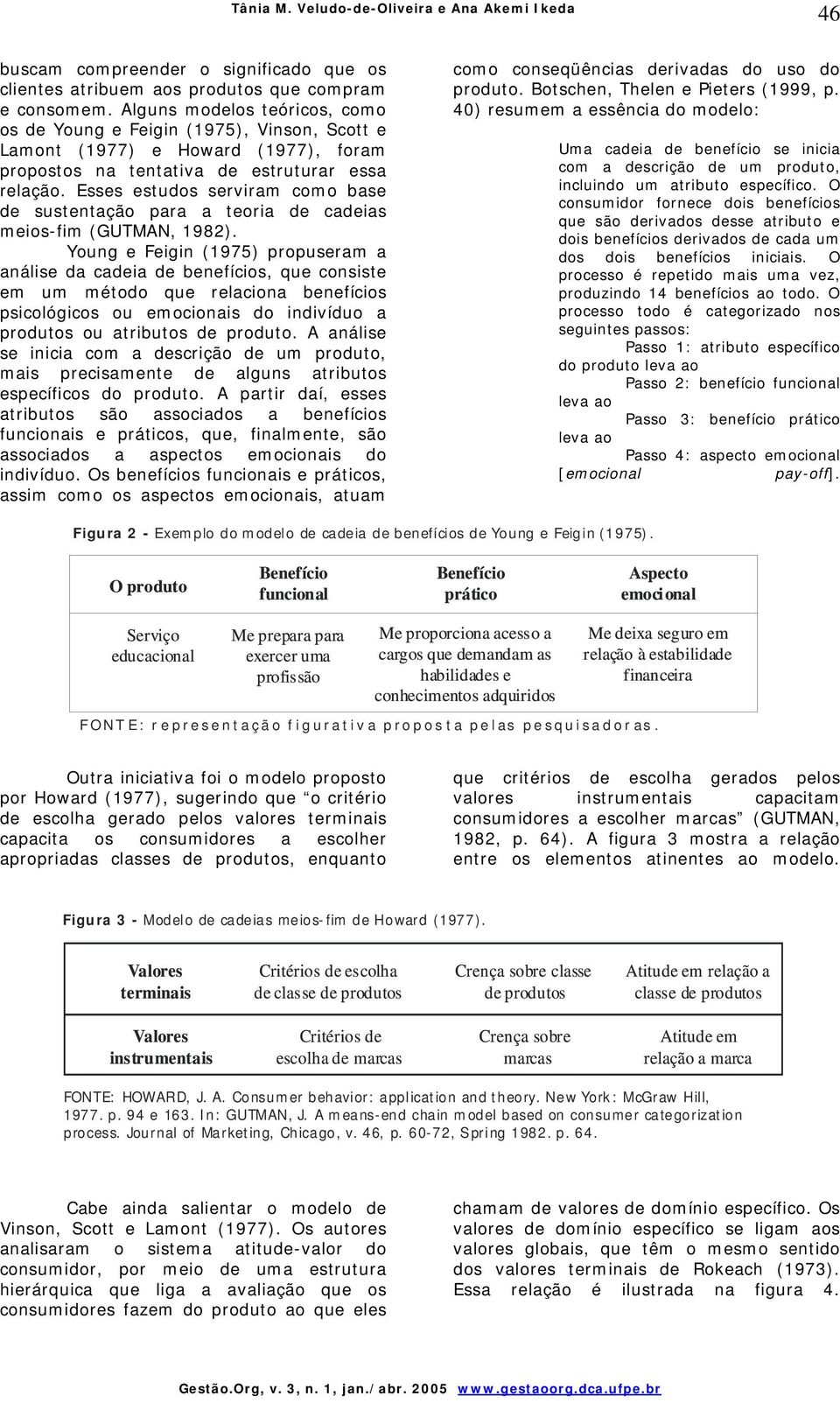 Esses estudos serviram como base de sustentação para a teoria de cadeias meios-fim (GUTMAN, 1982).