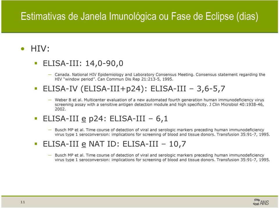 Multicenter evaluation of a new automated fourth generation human immunodeficiency virus screening assay with a sensitive antigen detection module and high specificity.