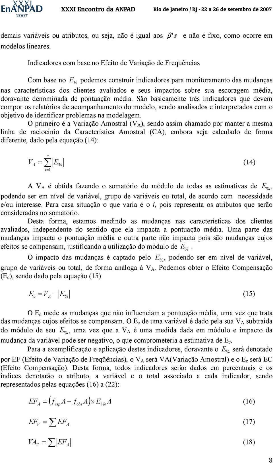 escoragem méda, doravante denomnada de pontuação méda.