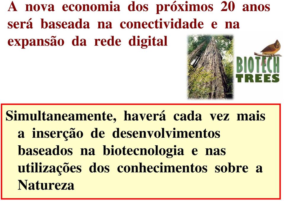 haverá cada vez mais a inserção de desenvolvimentos baseados