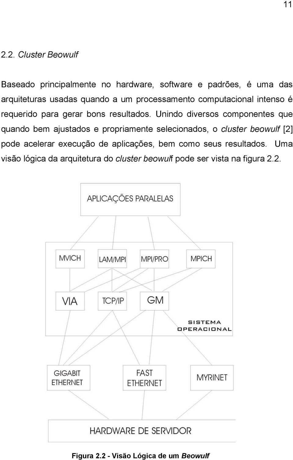 Unindo diversos componentes que quando bem ajustados e propriamente selecionados, o cluster beowulf [2] pode acelerar