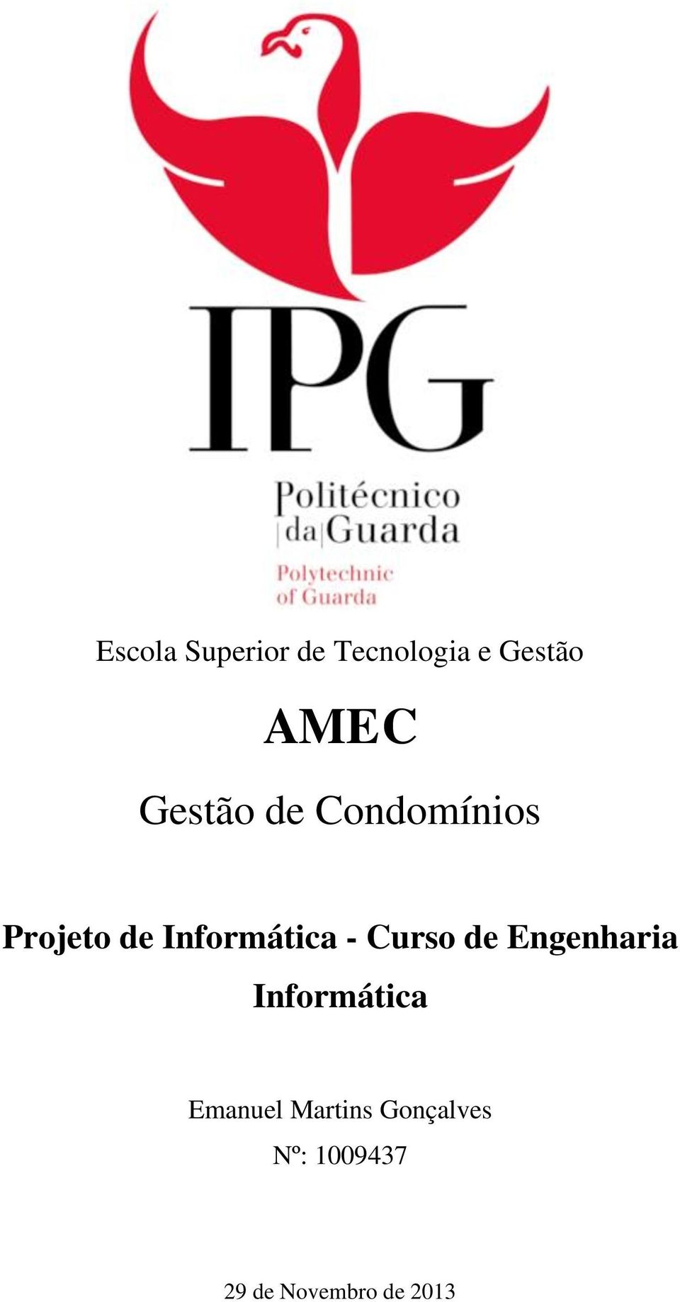 - Curso de Engenharia Informática Emanuel