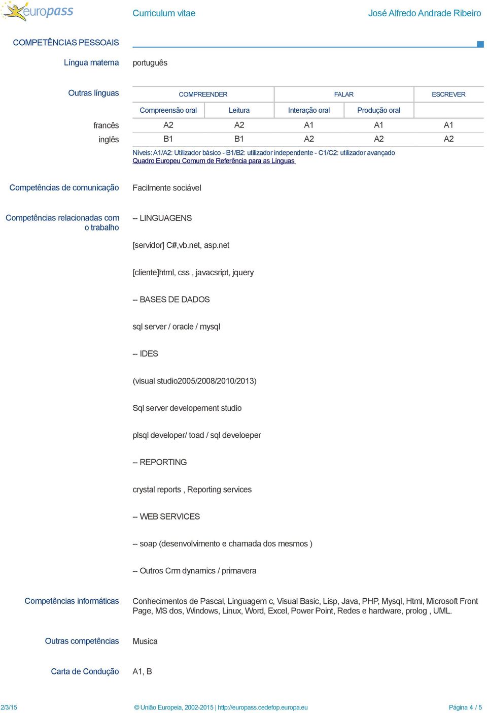 relacionadas com o trabalho -- LINGUAGENS [servidor] C#,vb.net, asp.