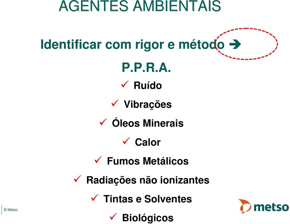 Ruído Vibrações Óleos Minerais Calor