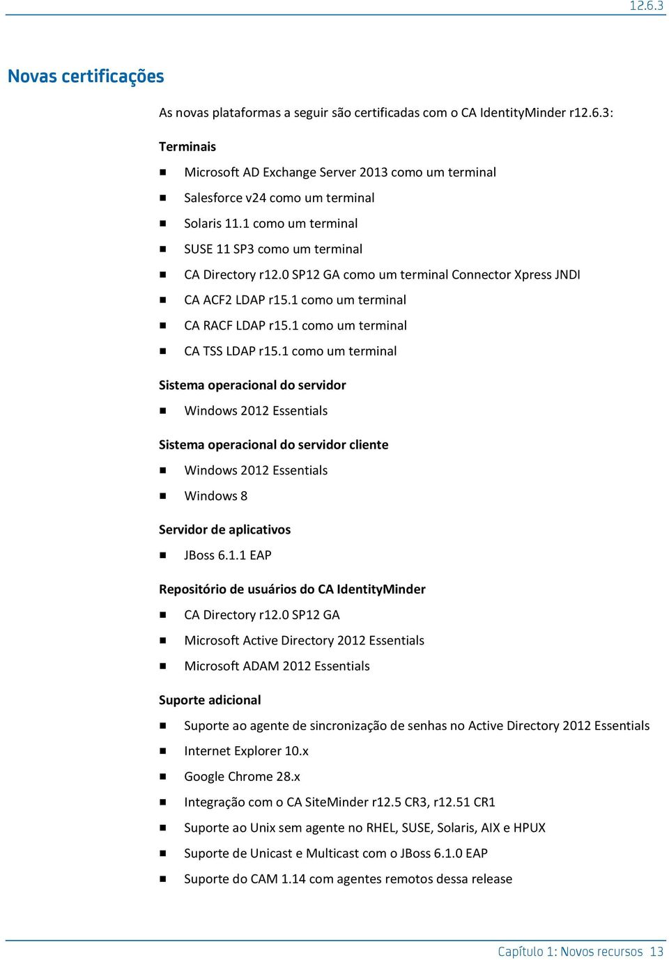 1 como um terminal CA TSS LDAP r15.