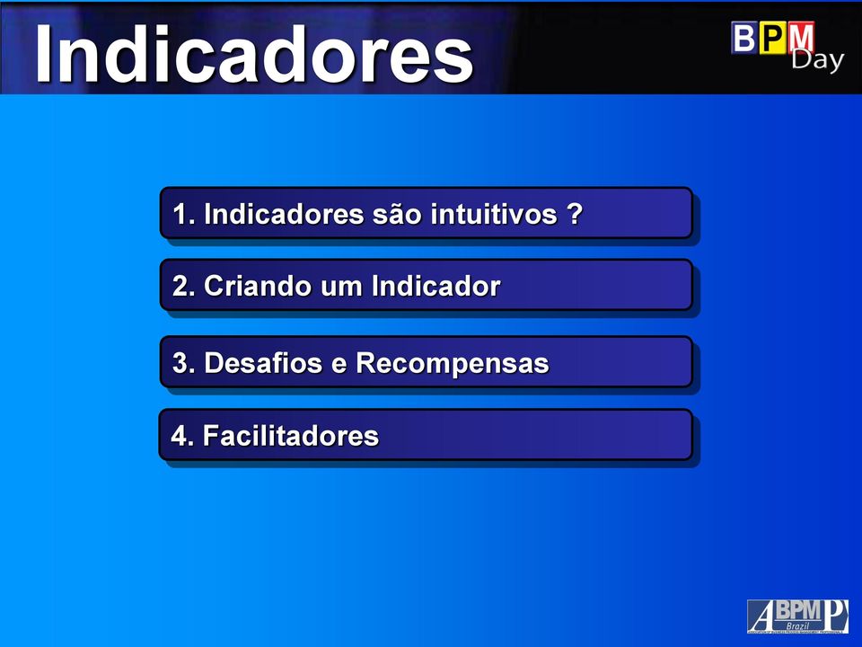 2. Criando um Indicador 3.