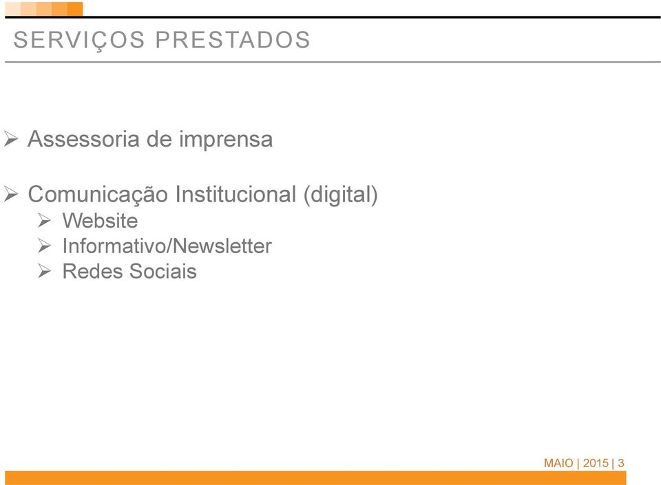 Institucional (digital) Website