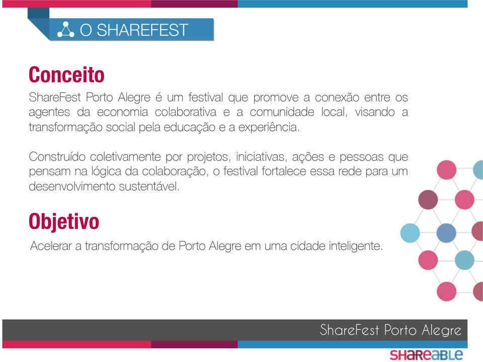 Construído coletivamente por projetos, iniciativas, ações e pessoas que pensam na lógica da colaboração, o