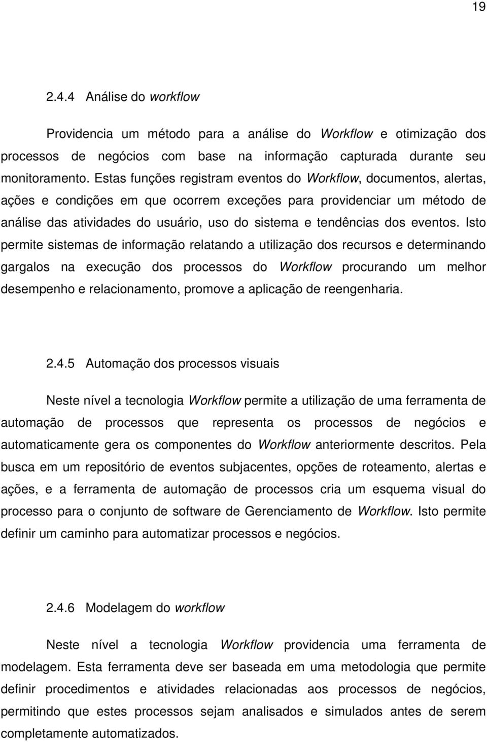 tendências dos eventos.