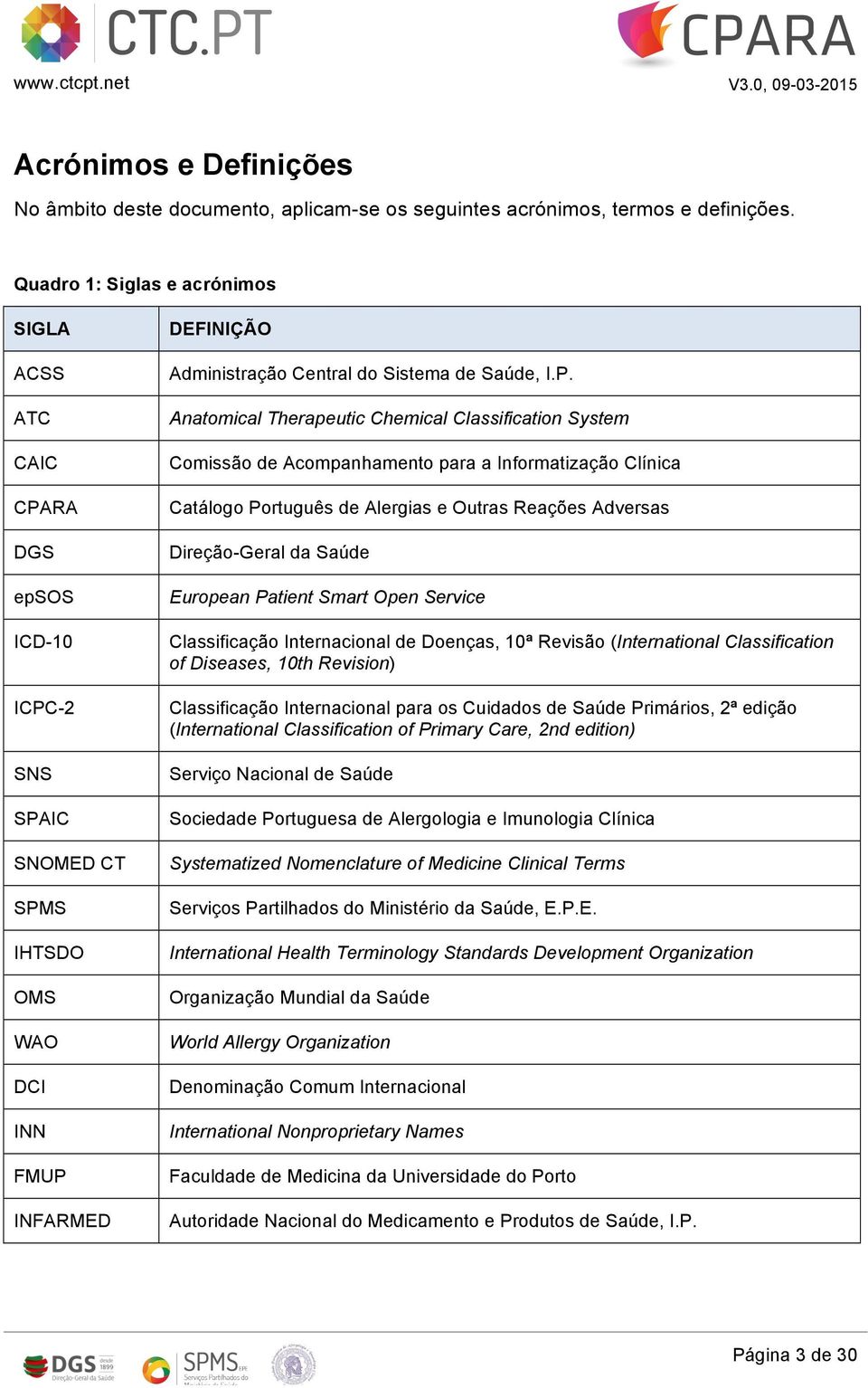 RA DGS epsos ICD-10 ICPC