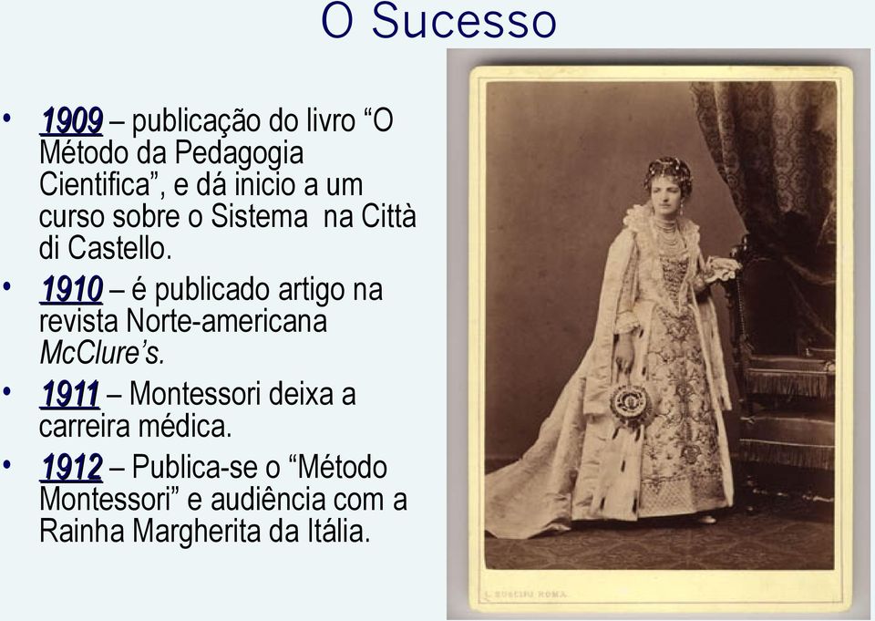 1910 é publicado artigo na revista Norte-americana McClure s.