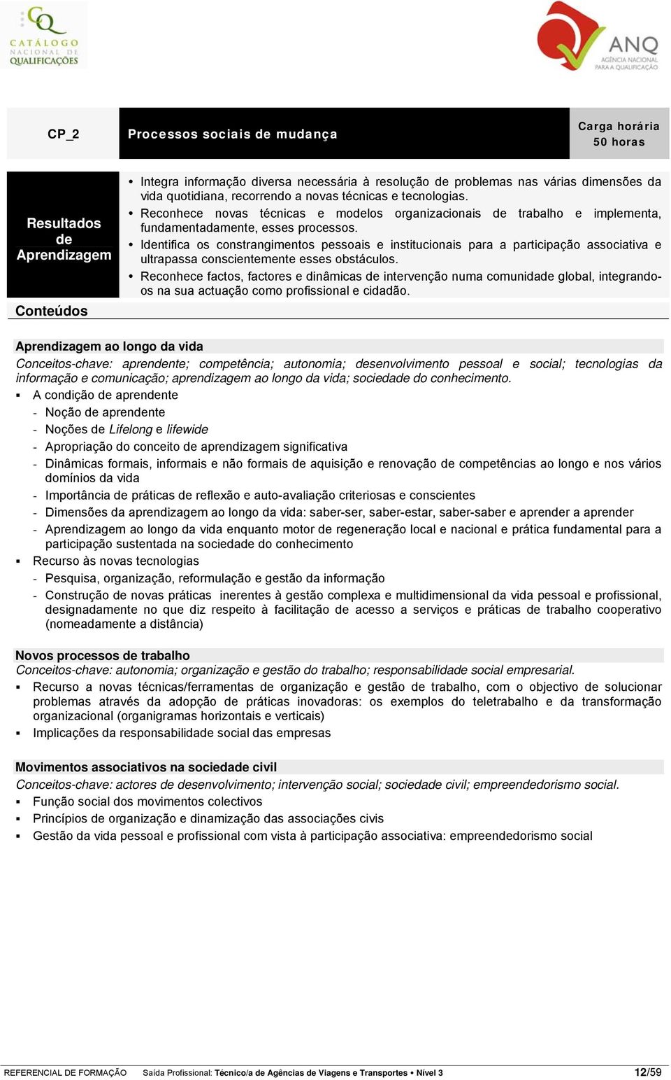 Identifica os constrangimentos pessoais e institucionais para a participação associativa e ultrapassa conscientemente esses obstáculos.