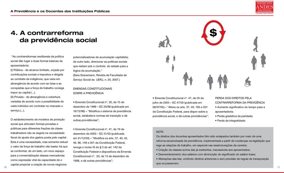 políticas sociais que restam sob o controle do estado para a lógica da acumulação. (Sara Granemann, Revista da Faculdade de Serviço Social da UERJ, n. 20, 2007.