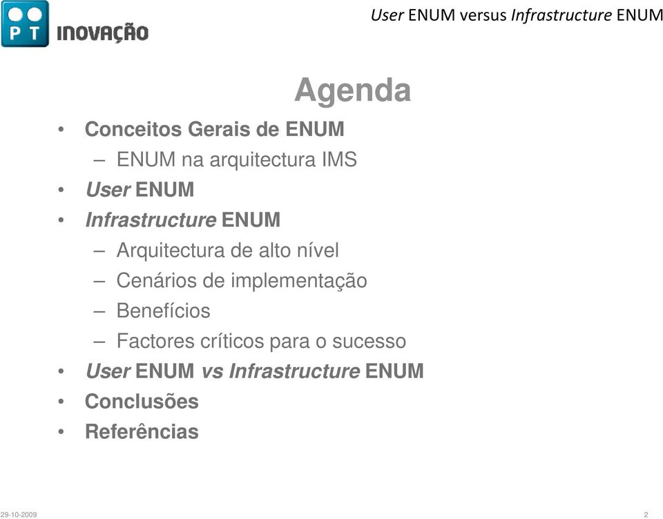 implementação Benefícios Factores críticos para o