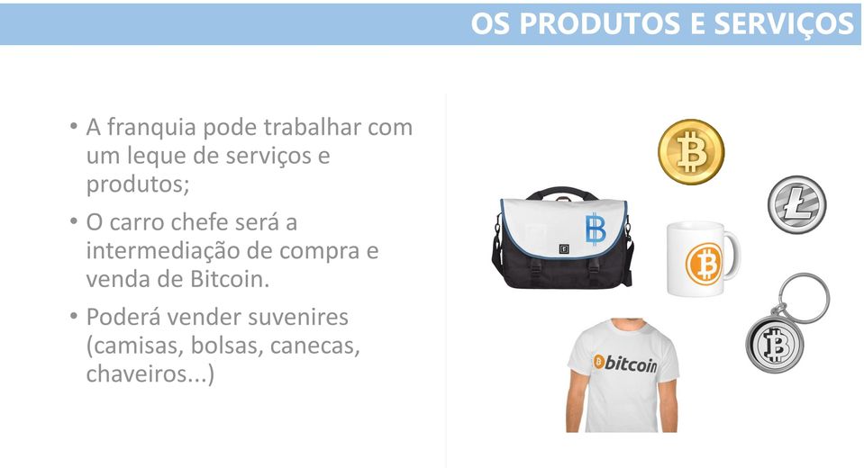 intermediação de compra e venda de Bitcoin.