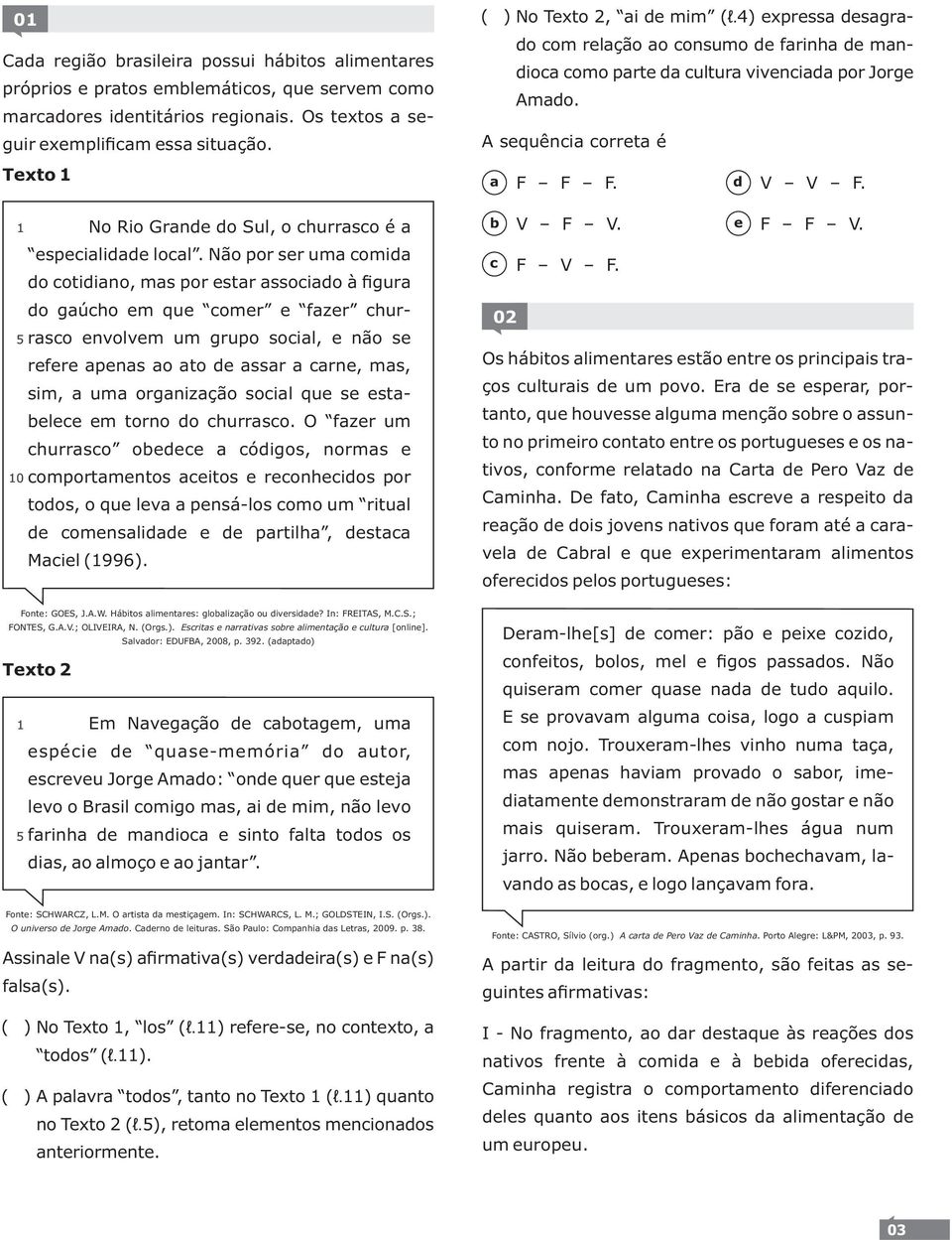 O fzr um hurrso o óigos, norms omportmntos itos ronhios por toos, o qu lv pnsá-los omo um ritul omnsli prtilh, st Mil (1996). ( ) No Txto 2, i mim (l.