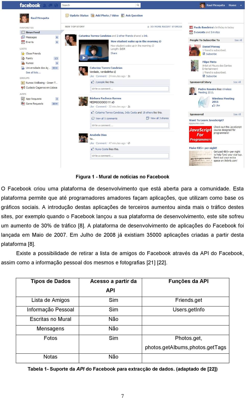 A introdução destas aplicações de terceiros aumentou ainda mais o tráfico destes sites, por exemplo quando o Facebook lançou a sua plataforma de desenvolvimento, este site sofreu um aumento de 30% de